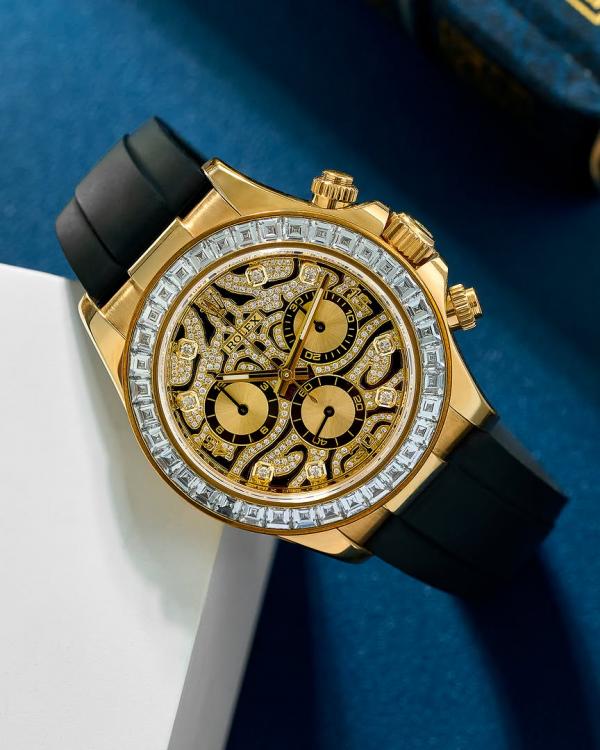 Ro*ex Eye Of The Tiger Silicon Belt Edition Premium Quality Luxury Watch luxurystuffs.in