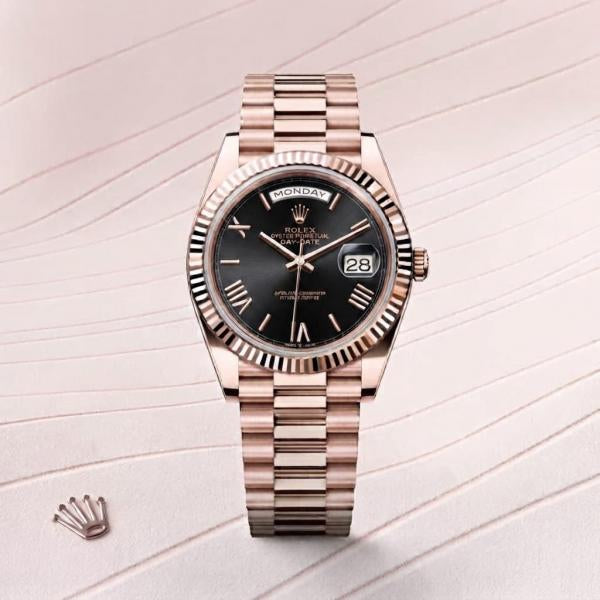 Rolee_x Oyster Perpetual Day Date 40 Battery Copper-Black