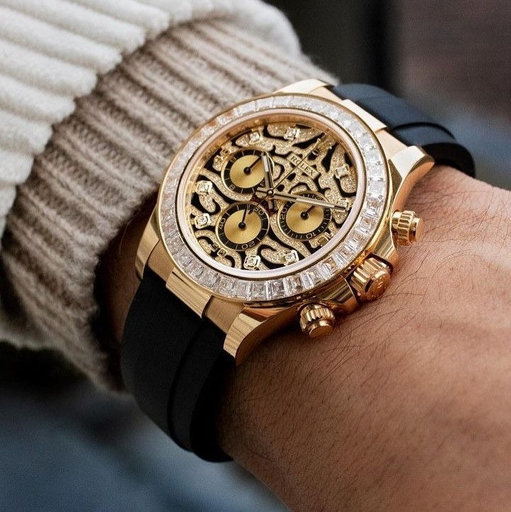 Ro*ex Eye Of The Tiger Silicon Belt Edition Premium Quality Luxury Watch luxurystuffs.in