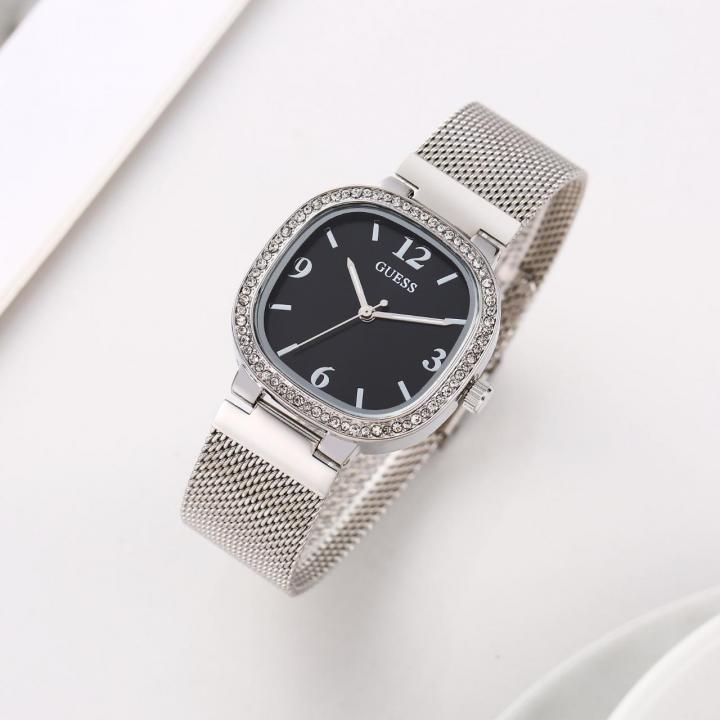 Guess Tapestry Silver Black