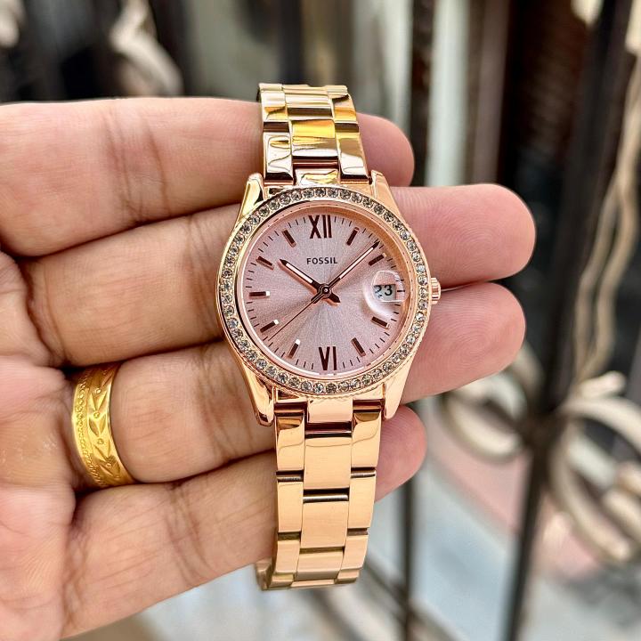 Fossi_l Scarlette Copper Pink