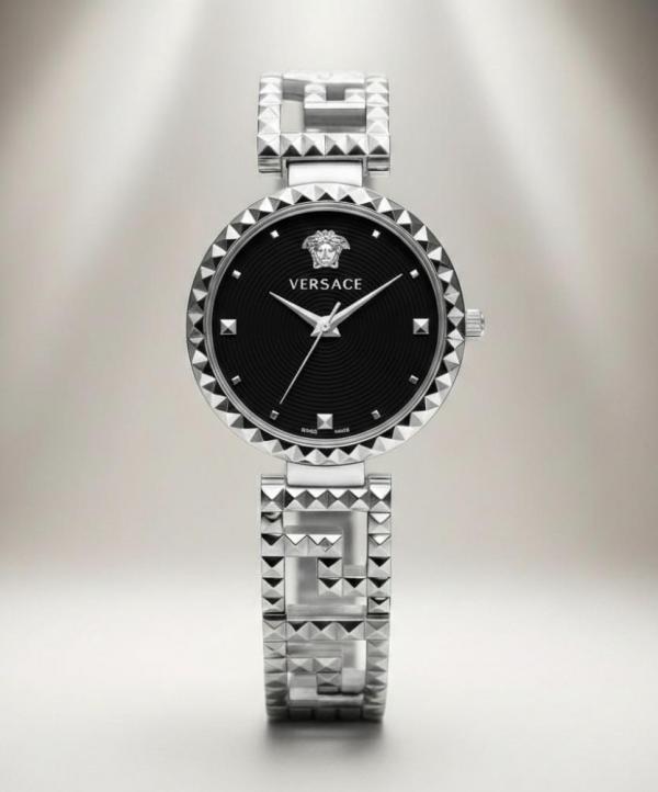 Versace Greca Goddess Silver-Black