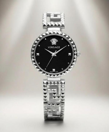 Versace Greca Goddess Silver-Black