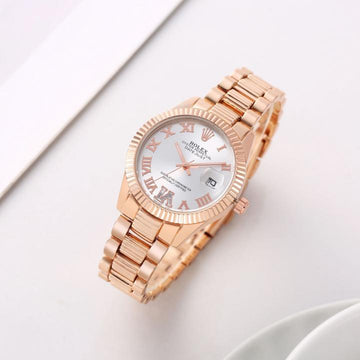 Role_x Oyster perpetual Date just Copper-White