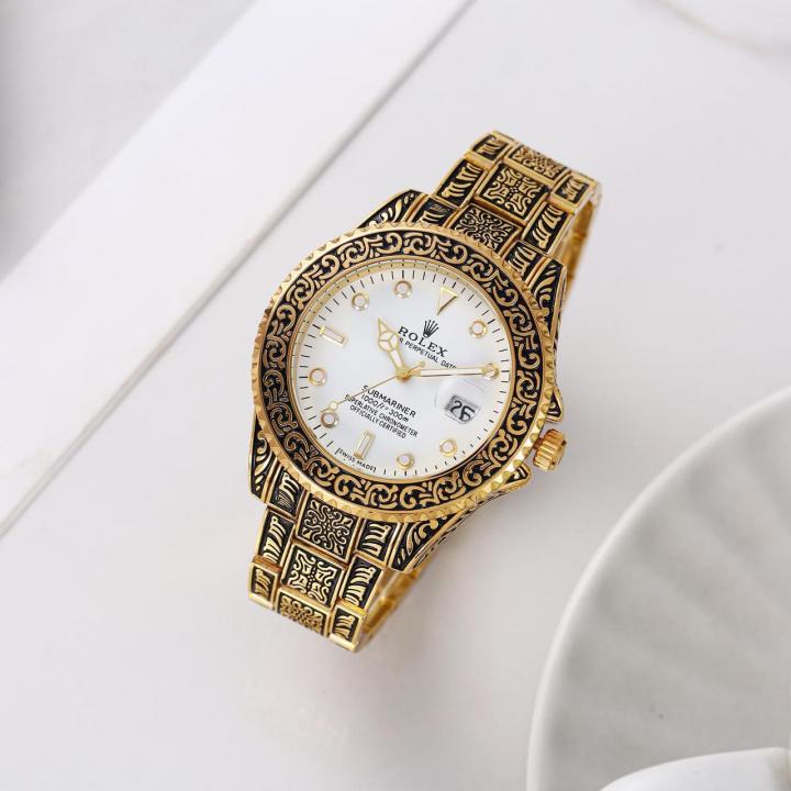 Role_x Oyster Vintage Gold-White